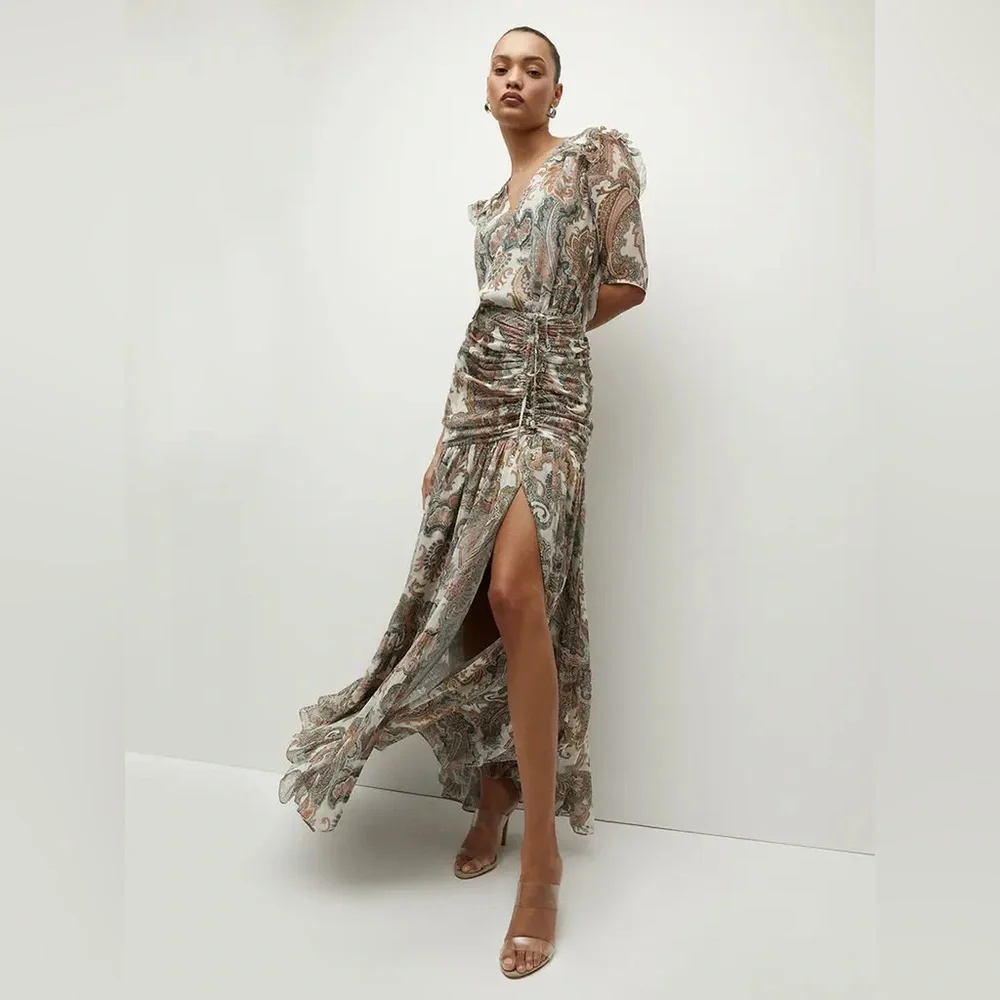 Veronica Beard Silk Mick Dress | 2 NWT - Picture 3 of 16